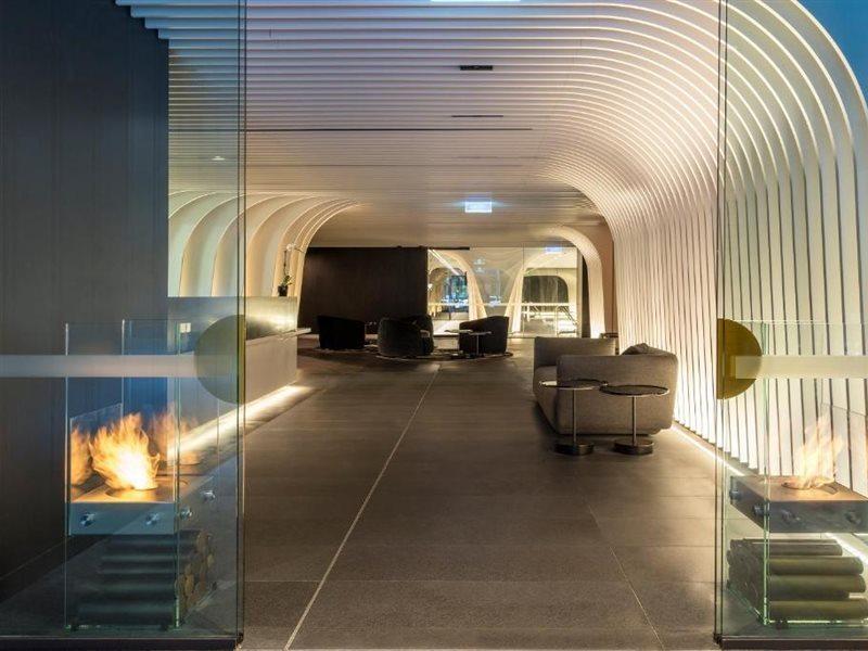 Skye Suites 시드니 외부 사진 The interior of the lounge